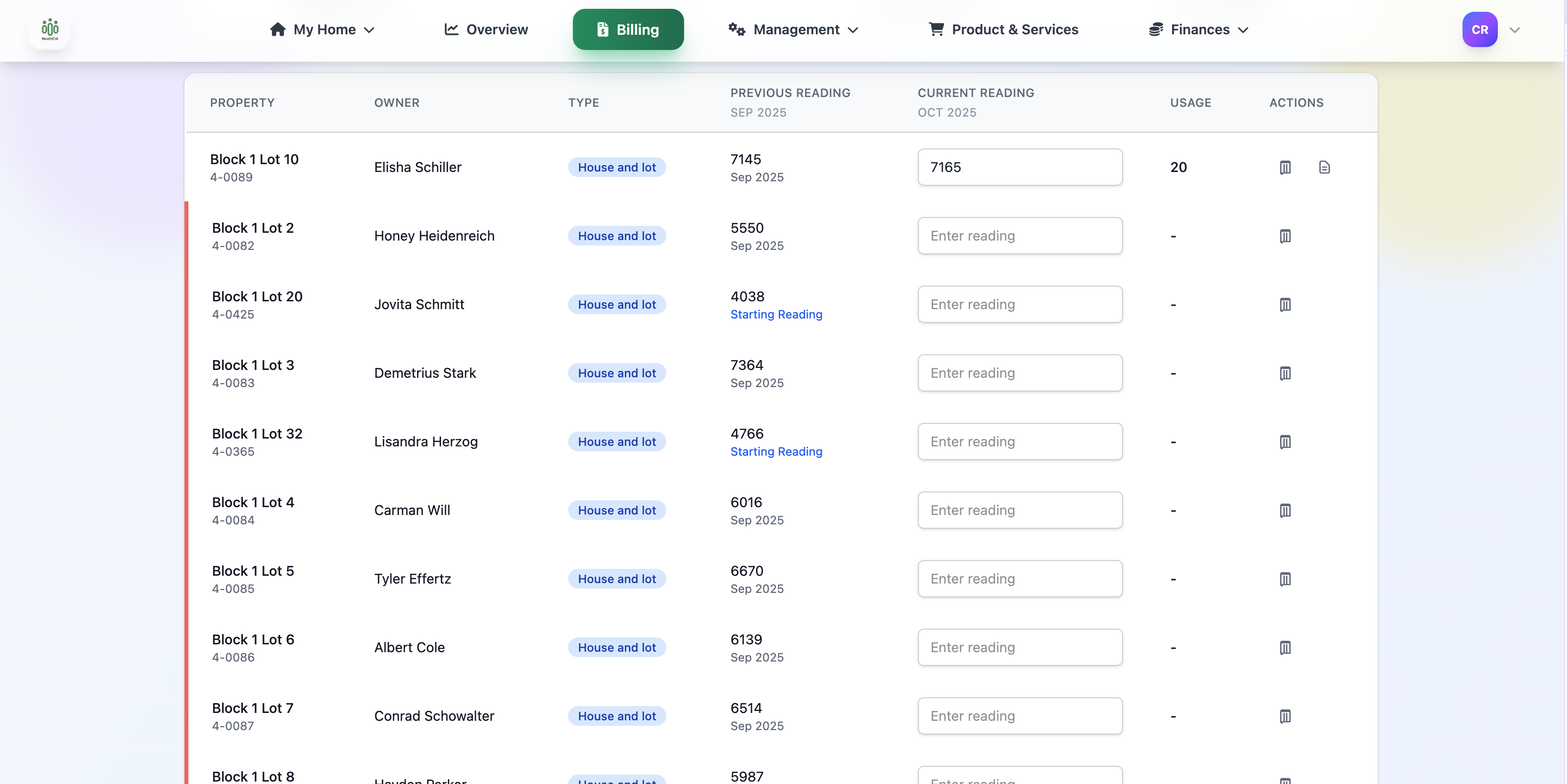 NextHOA Dashboard Preview 2
